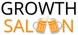 Growth Saloon logo - black font